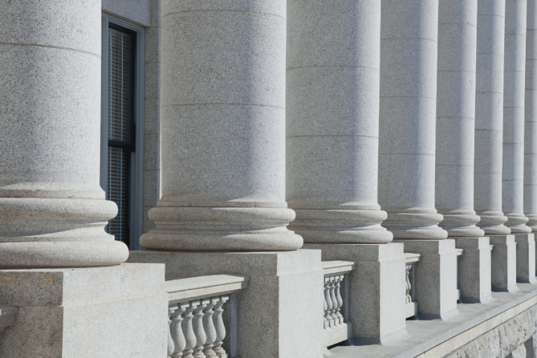 stone pillars